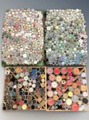 A large quantity of haberdashery and craft buttons.