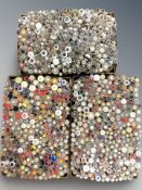 A large quantity of haberdashery and craft buttons, etc.