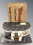 A Tri-Ang Spot-On scale model garage, with original box, width 49 cm.