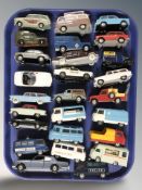 A quantity of unboxed Corgi die cast vehicles including emergency vehicles,