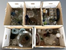 A large quantity of 20th century Scandinavian glassware, vases, drinking glasses, etc.