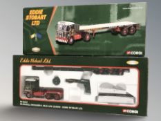 A Corgi Eddie Stobart CC12610 Scammell Crusader 3 axle low loader,