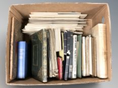 Assorted folded maps, antiquarian and later books, some of North-East interest.