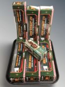 Seven boxed Corgi Eddie Stobart die cast scale haulage models, as illustrated.