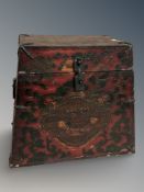 A Chinese style wooden box,