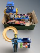 A quantity of children's Superwings toys.