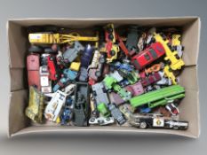 Die cast scale model cars and other vehicles including Corgi, Spot-On by Tri-Ang, Hornby Hobbies,