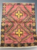 A Baluch rug, 138 cm x 105 cm.