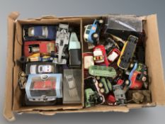 Boxed and unboxed die cast cars including Oxford, Timpo, etc.