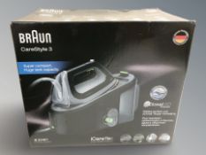 A Braun Carestyle 3 iron, in box.