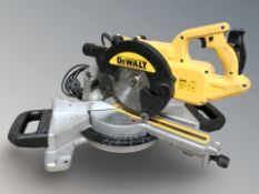 A DeWalt DWS773 mitre saw.