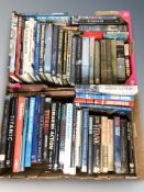 Assorted volumes relating to naval war fare, The Titanic,