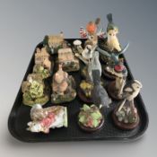 A group of Atlas Editions British Birds Collection figures,
