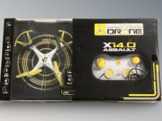 A remote control Ultra drone, in box.