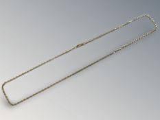 An 18ct gold necklace, length 42cm CONDITION REPORT: 7.