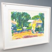 Danish School : A lithographic print depicting trees, indistinctly signed, numbered 36 of 250,