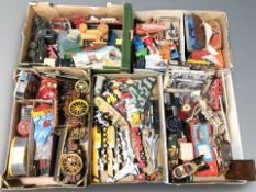 A large quantity of model toys and models, aircraft,