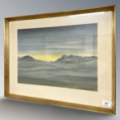 After N Klitgaard : Sunset, colour print, 55 cm x 41 cm.