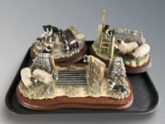 A Border Fine Arts group 'Right Place Wrong Time' JH104, by Ray Ayres,