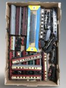 A group of die cast scale locomotives and tenders including Tri-Ang, etc.