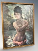 After J H Lynch : The Nymph, colour print, 68 cm x 49 cm.