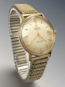 A gent's Omega Seamaster De Ville automatic centre seconds calendar wristwatch,