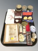 A gent's Rotary stainless steel and gold plated quartz calendar wristwatch, in box,