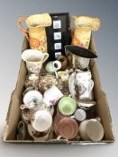 Assorted ceramics including Royal Albert Old Country Roses tea cups and sandwich plates,