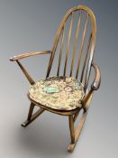 An Ercol rocking chair.