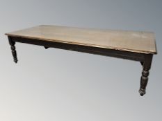 A Victorian boardroom table,