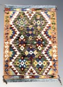 A Chobi Kilim rug,
