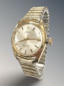 A gent's vintage 10ct gold Rolex Oyster Perpetual 