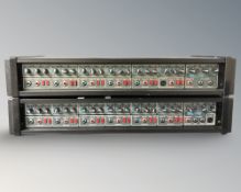 A Carlsbro Marlin 6-150 II amplifier plus another similar