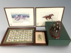 A Craftsman Studio Collection bronze effect figure 'National Hunt' No.