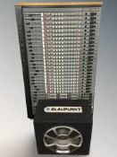 A Blaupunkt speaker and a large mixing deck, 114 cm x 70 cm.