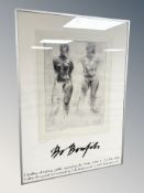 A Danish gallery print, 39 cm x 29 cm.