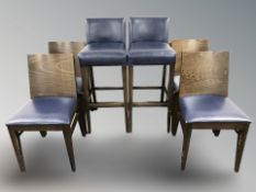 A large quantity of bar / pub furniture comprising of five poser tables (60 cm diameter x 111 cm H)