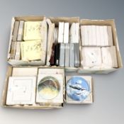 A large quantity of boxed collector's plates including Coalport, Royal Grafton, Royal Doulton, etc.