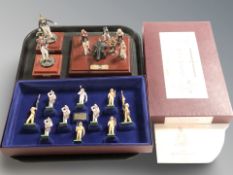 A W Britain The Royal Marines 1955 Tercentenary Celebration die cast miniature set No.