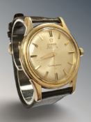 A gent's 14ct gold Omega Constellation automatic centre seconds wristwatch, circa 1958,