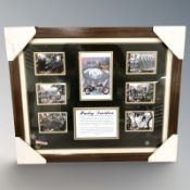 A Harley Davidson montage, 46 cm x 56 cm.