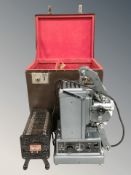 A Naillard Bolex projector, in case.