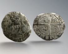 An Edward III (1327-1377) silver long cross penny, London Mint.