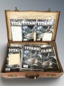 A quantity of Build the Titanic modelling magazines.