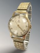 A gent's 9ct gold Rolex Tudor centre seconds wristwatch, circa 1957,