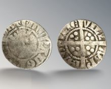 An Edward I (1272-1307) silver long cross penny, 1279-1307, Bristol, Obv: EDW R ANGL DNS HYB,