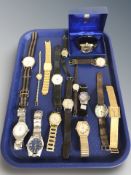 Vintage and modern lady's and gents wristwatches including examples by Avia, Accurist, Tissot,