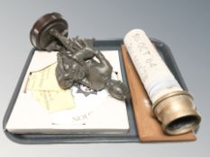 A Patrick Creton resin sculpture of a firefighter rescuing a woman,