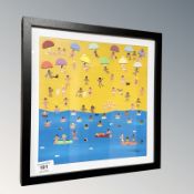 Gordon Barker (Contemporary) : On a Wonderful Day Like This, acrylic, signed and framed, 25.