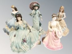 A Coalport Ladies of Fashion figure 'Lady in lace',